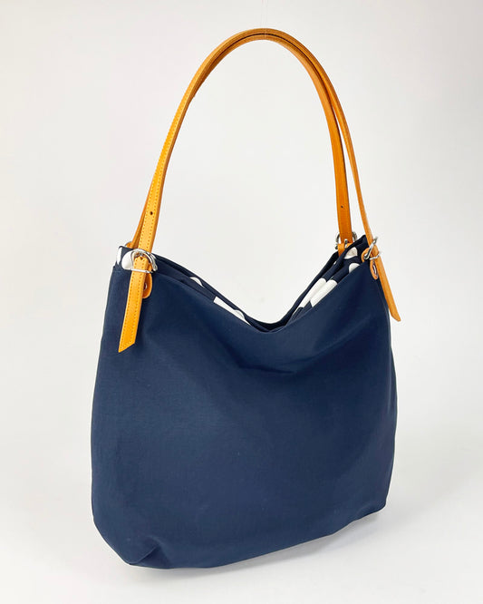 PORTE PORTA-ポルテポルタ- 日本製 本革付属 本革ハンドルナイロンバッグ(M) 0336