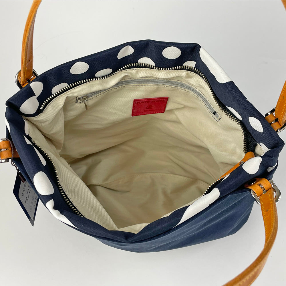 PORTE PORTA-ポルテポルタ- 日本製 本革付属 本革ハンドルナイロンバッグ(M) 0336