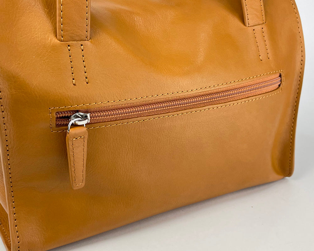 本革 シンプルハンドバッグ 3920