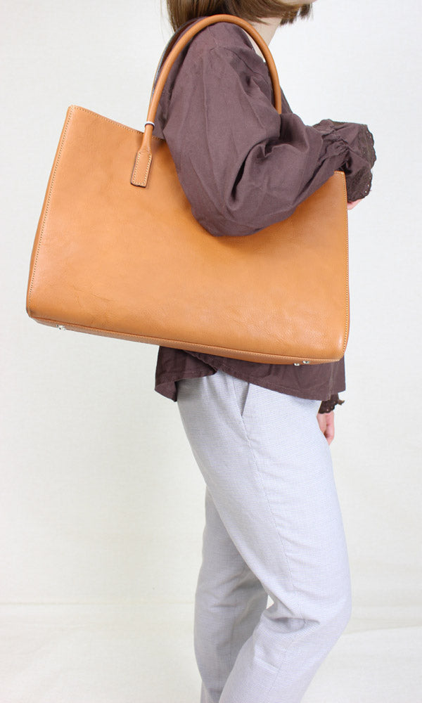 dido-ディド- 日本製 本革 ナチュラルトートバッグ 0120