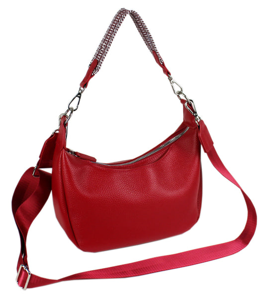 シュリンク牛本革ショルダーバッグ 2992