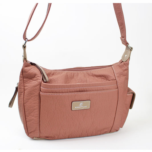 洗い合皮を使用したショルダーバッグ 3810