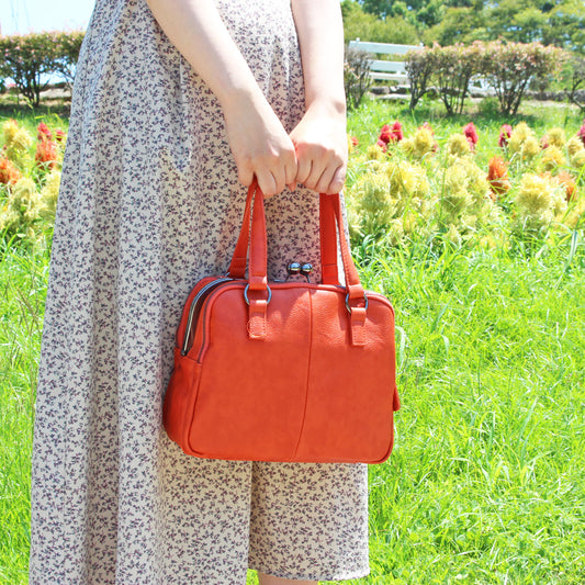 Bellisue-ベリッシュ- 2WAYがま口ハンドバッグ 6706