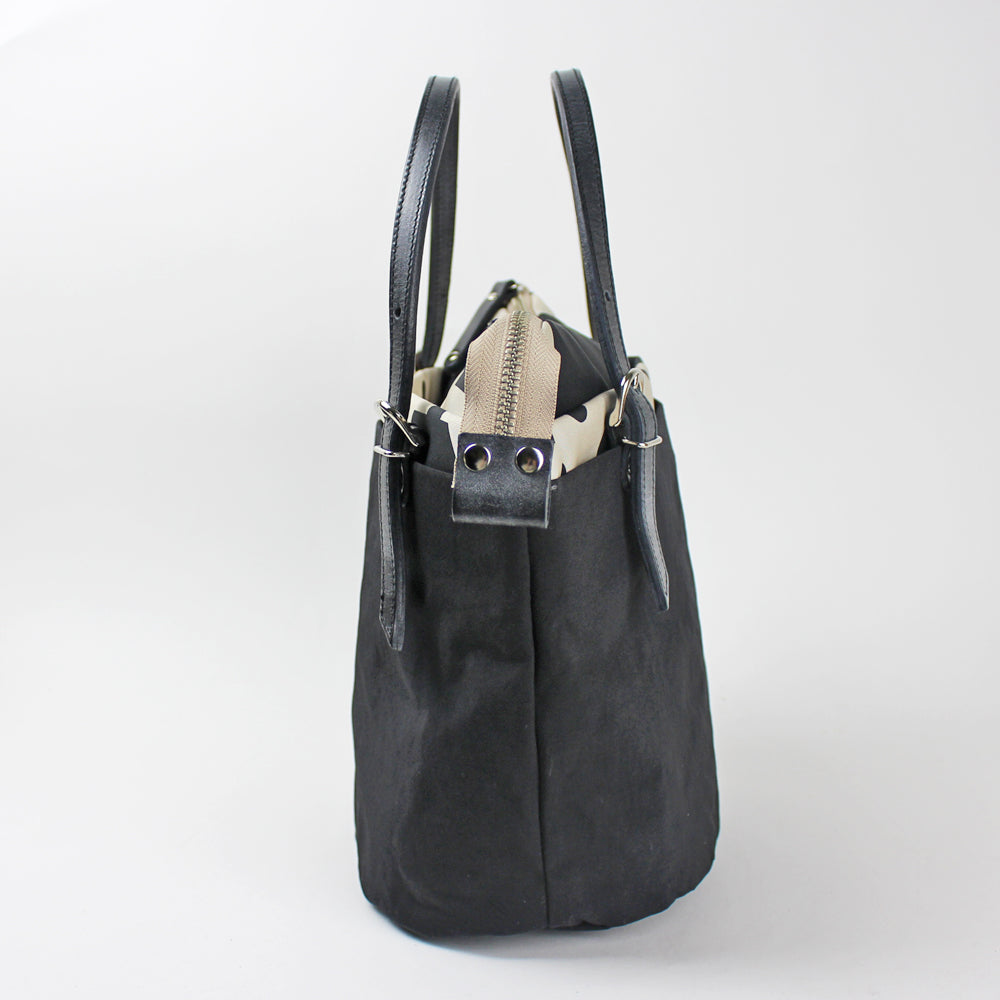 PORTE PORTA-ポルテポルタ- 日本製 本革付属 本革ハンドルナイロンバッグ(S) 0340