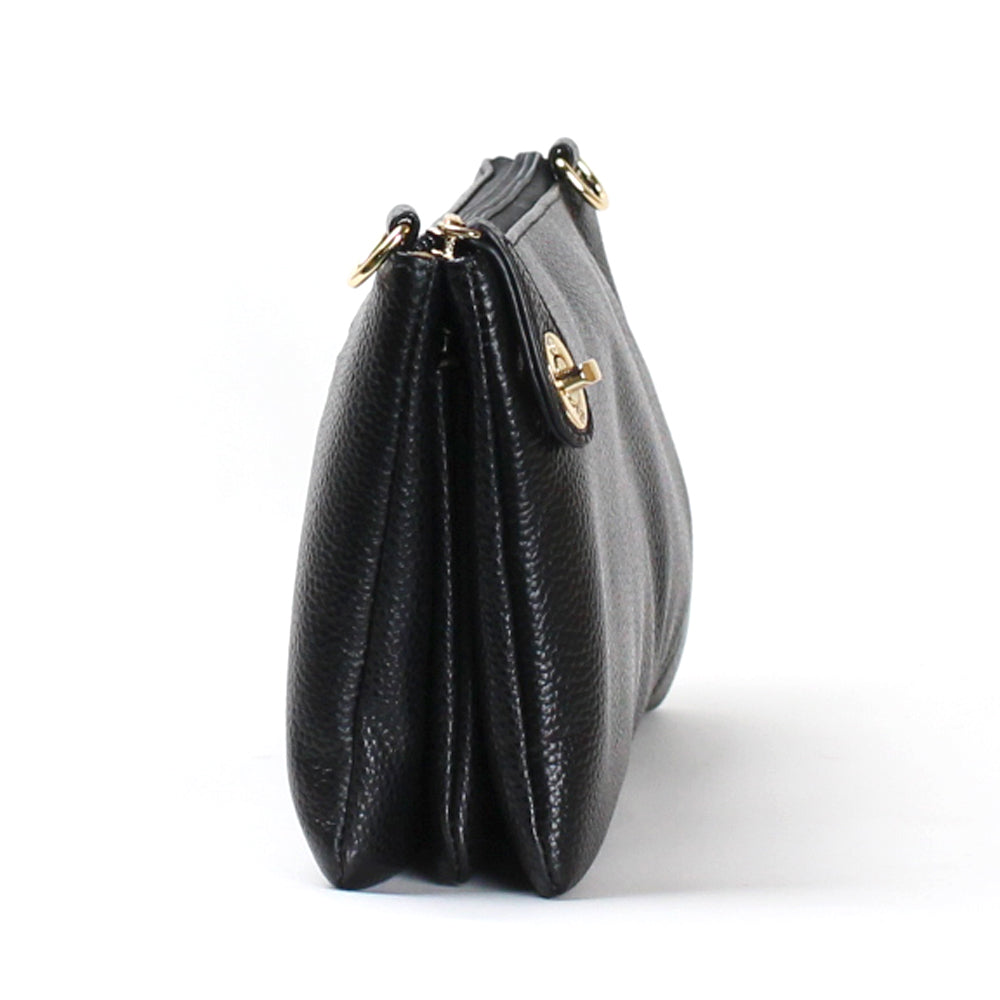 本革付属2WAYお財布ポシェット(クラッチ&ショルダーバッグ)B010