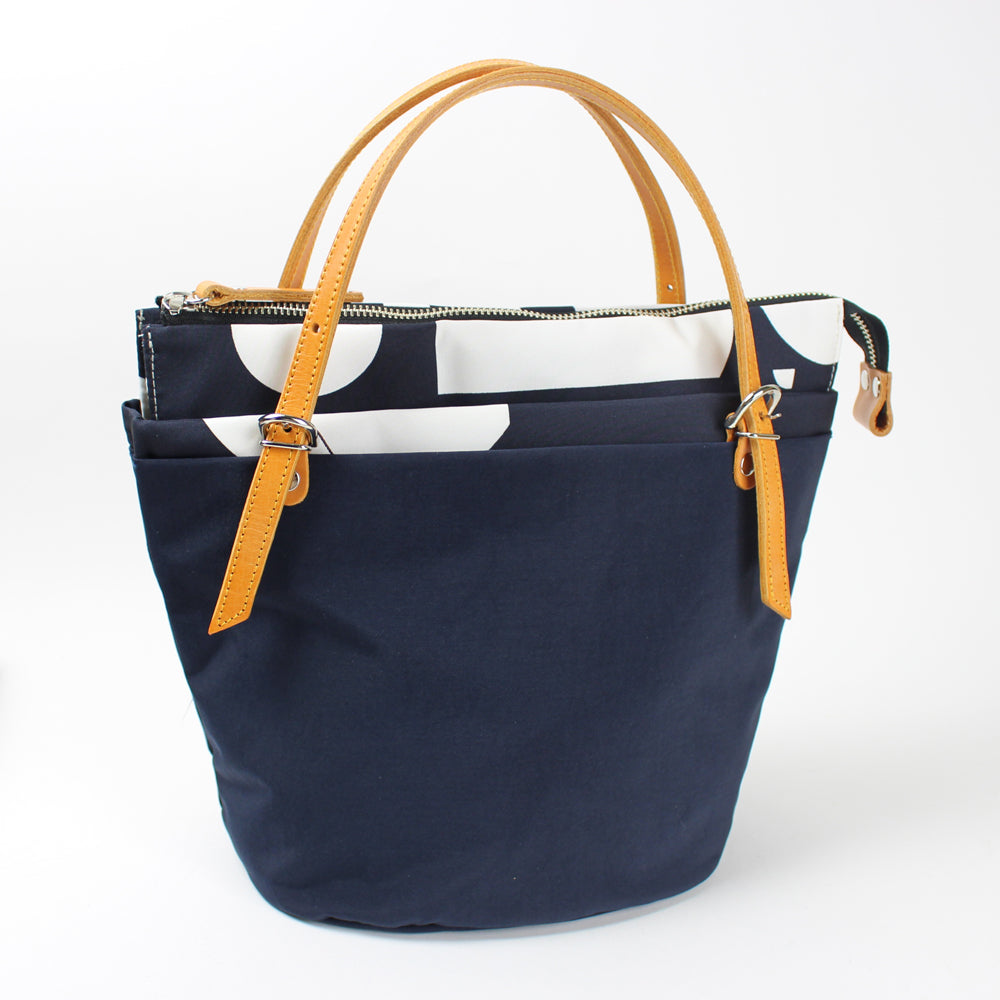 PORTE PORTA-ポルテポルタ- 日本製 本革付属 本革ハンドルナイロンバッグ(S) 0340