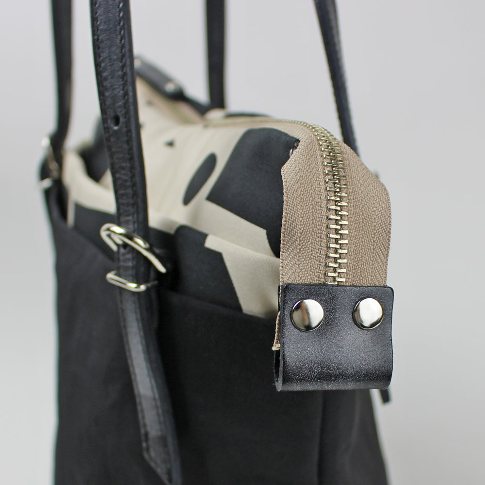 PORTE PORTA-ポルテポルタ- 日本製 本革付属 本革ハンドルナイロンバッグ(S) 0340