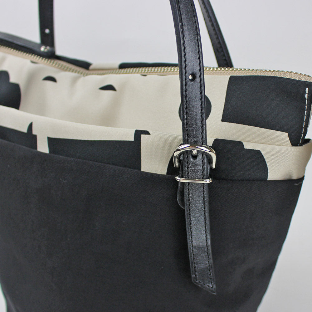 PORTE PORTA-ポルテポルタ- 日本製 本革付属 本革ハンドルナイロンバッグ(S) 0340