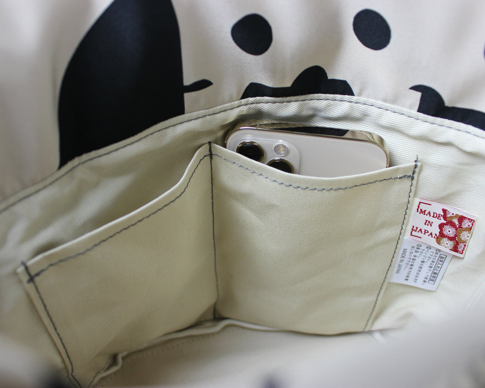 PORTE PORTA-ポルテポルタ- 日本製 本革付属 本革ハンドルナイロンバッグ(S) 0340