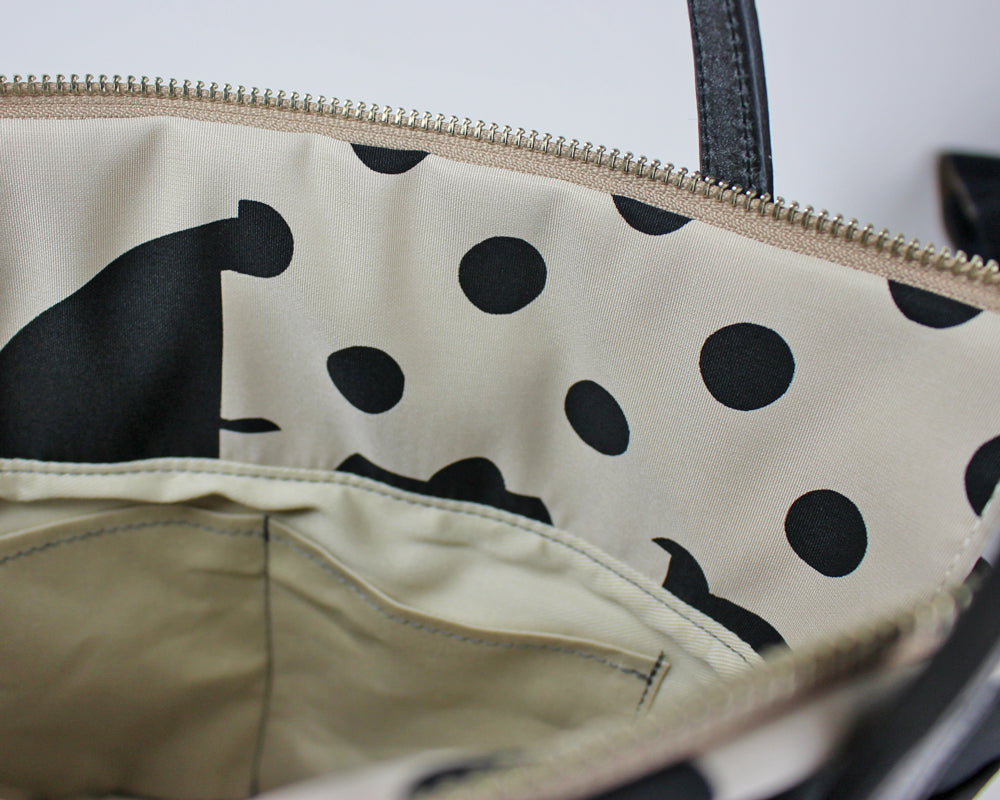 PORTE PORTA-ポルテポルタ- 日本製 本革付属 本革ハンドルナイロンバッグ(S) 0340