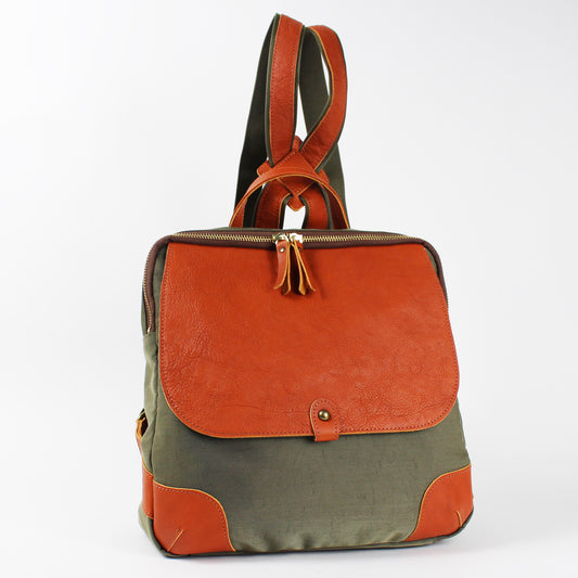 日本製 本革 ナイロン×牛革 リュック 2952