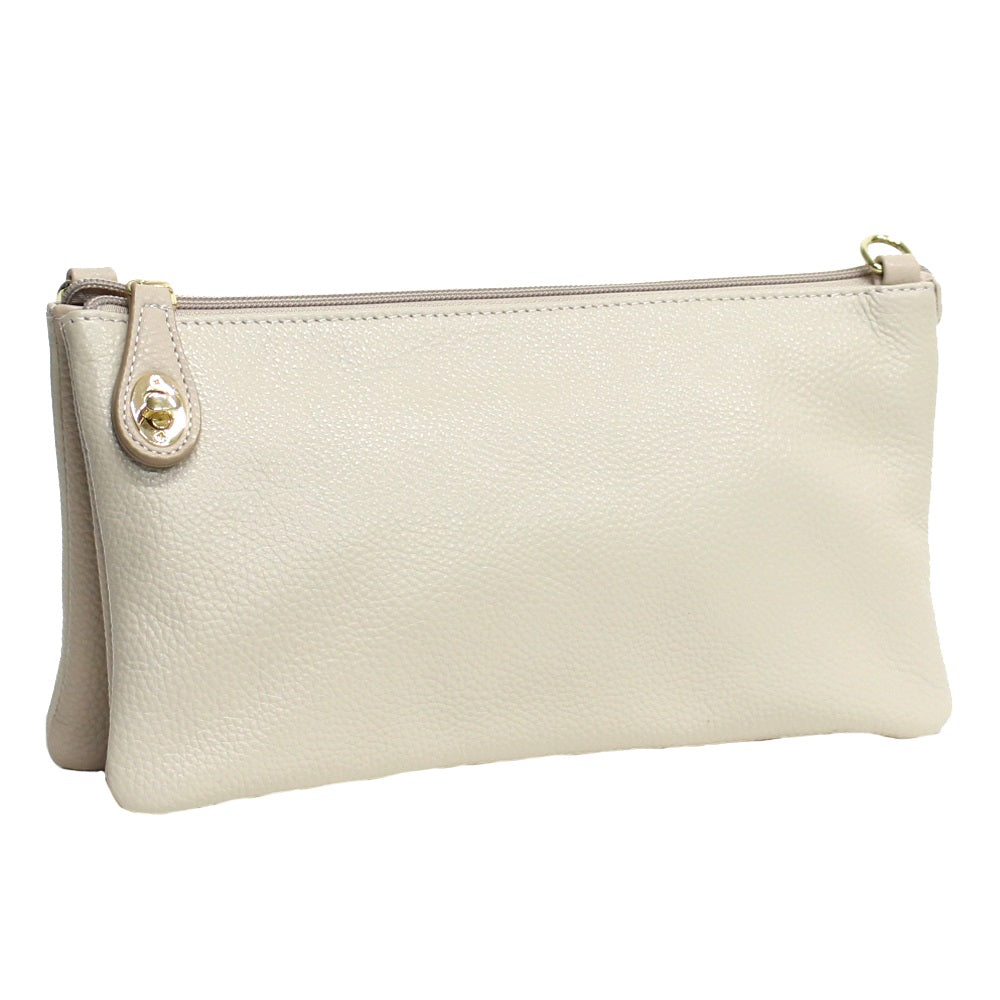 本革付属2WAYお財布ポシェット(クラッチ&ショルダーバッグ)B010