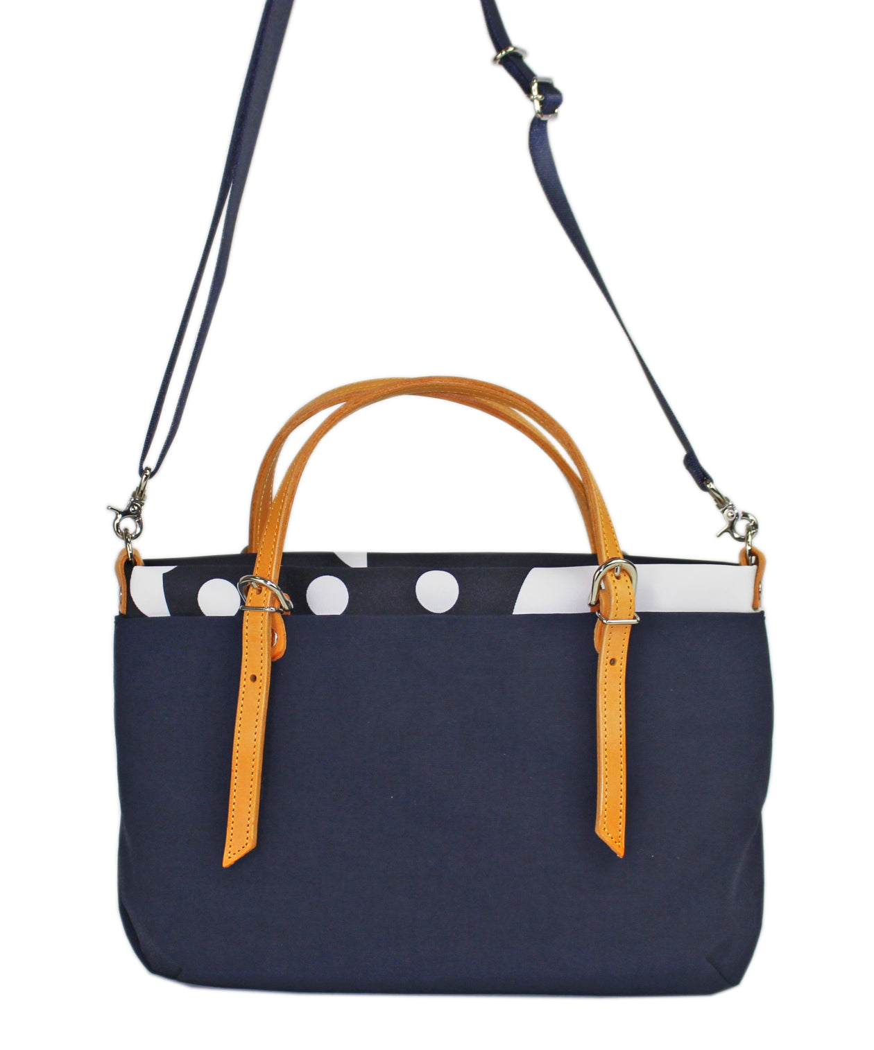 《PORTE PORTA》【日本製】本革付属 ナイロン２WAYバッグ 0364