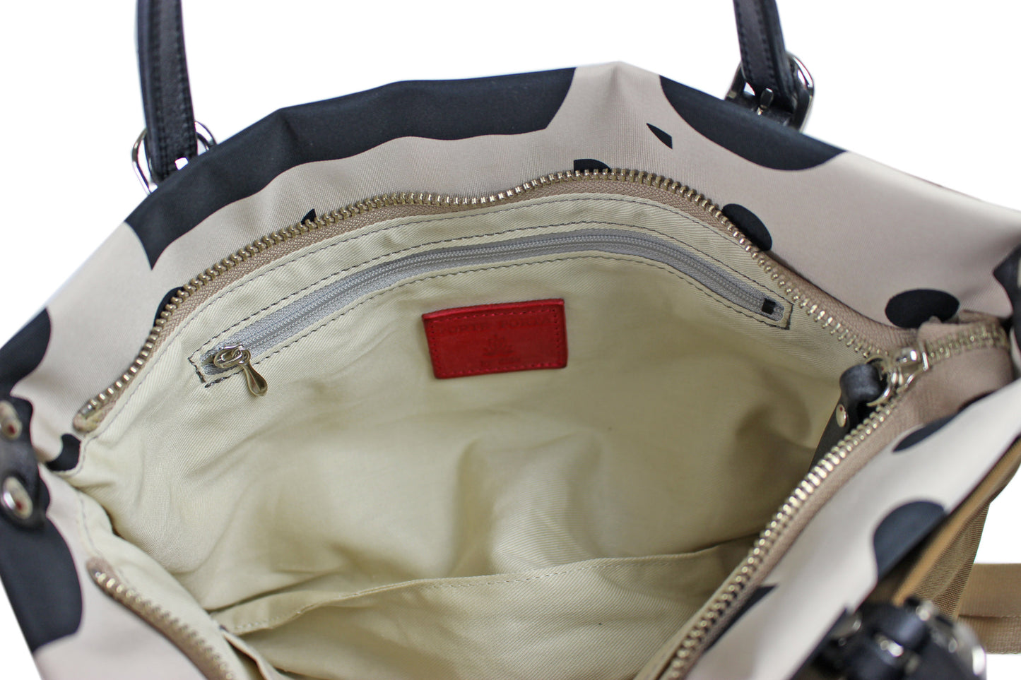 《PORTE PORTA》【日本製】本革付属 ナイロン２WAYバッグ 0364