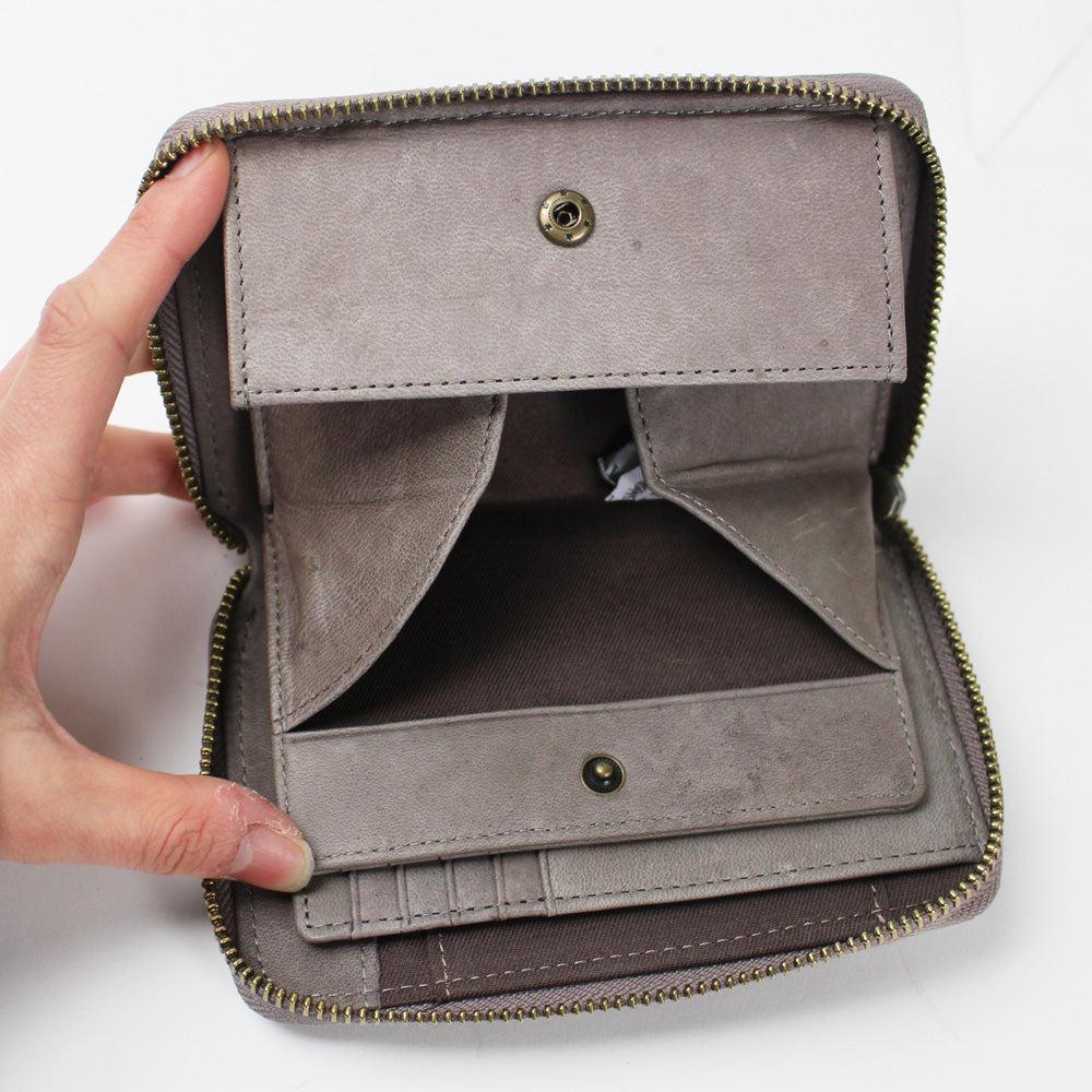 本革 ポニーメッシュミニラウンド財布 2948 – バッグのお店 「With-bag」