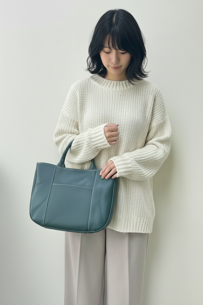 【日本製】本革2WAトートバッグ(M) 4803