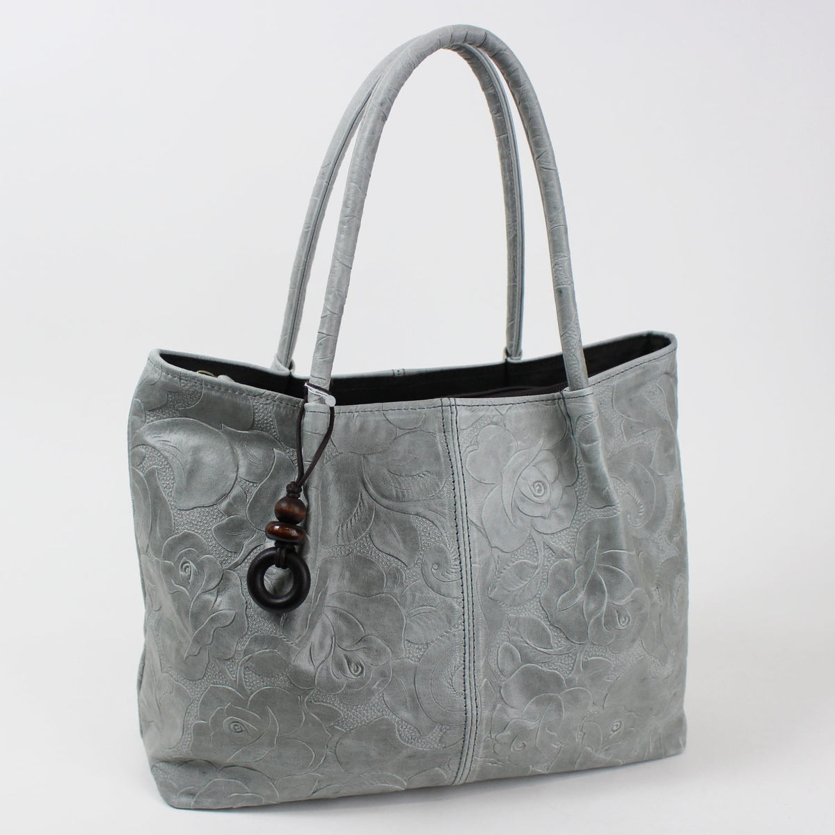 日本製】本革 花柄型押しハンドバッグ 1523 – バッグのお店 「With-bag」